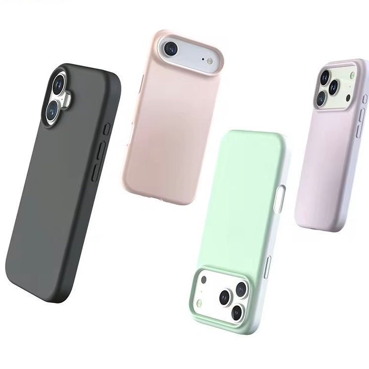 Silicone Magnetic Charge Phone Case for iPhone 17